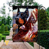 Doberman Dog Flag