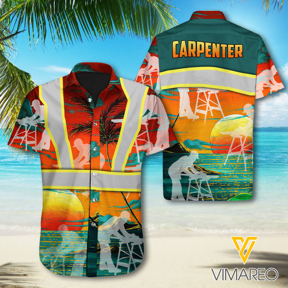 Carpenter art 3d Printed Hawaii Shirt MQ