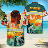 Carpenter art 3d Printed Hawaii Shirt MQ