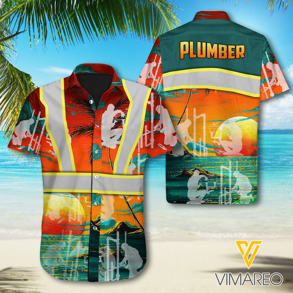 Plumber art 3d Printed Hawaii Shirt MQ
