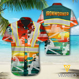 Ironworker art 3d Printed Hawaii Shirt MQ