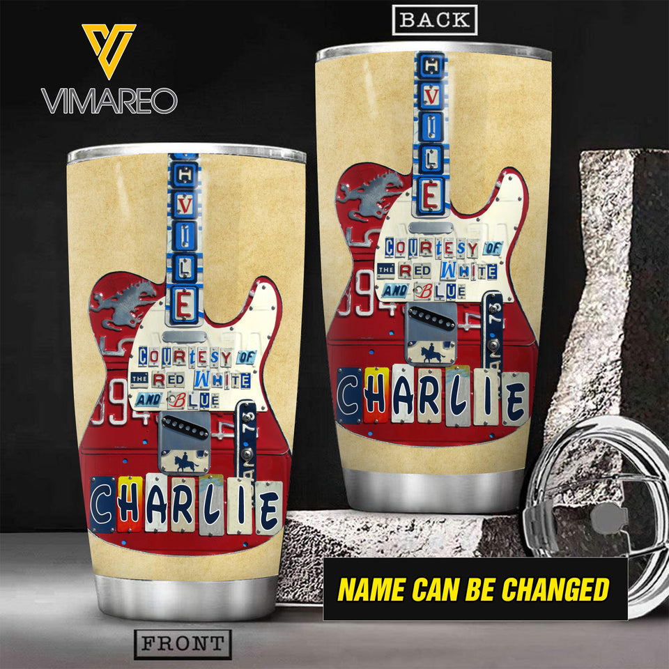 PERSONALIZED GUITAR TUMBLER QTHC0804