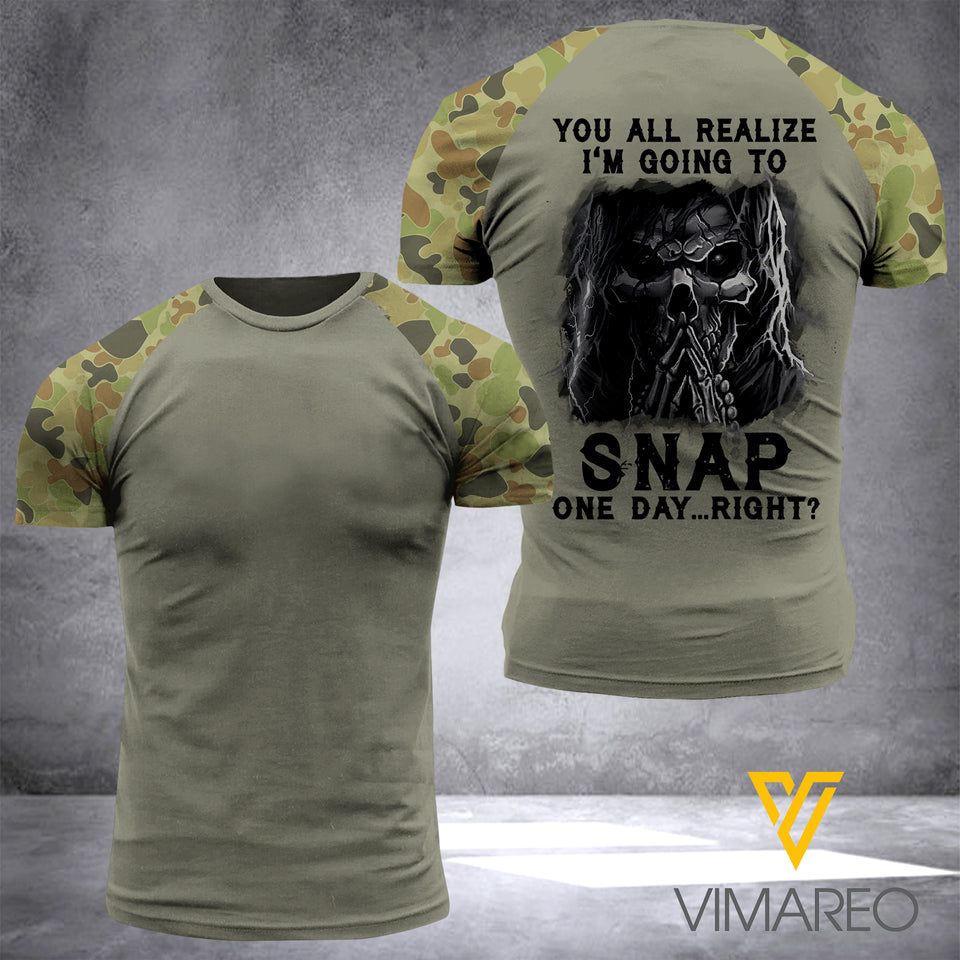 PHN AUSTRALIAN 3D Printed T-Shirt JUE-MA10