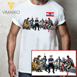 AUSTRIAN POLICE TSHIRT PRINTED JUL-MA12
