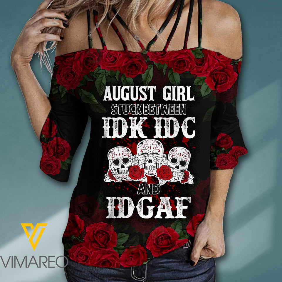 AUGUST GIRL SHOULDER T-SHIRTS