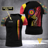 Customized Belgian Soldier 3D Printed Shirt EZA1507