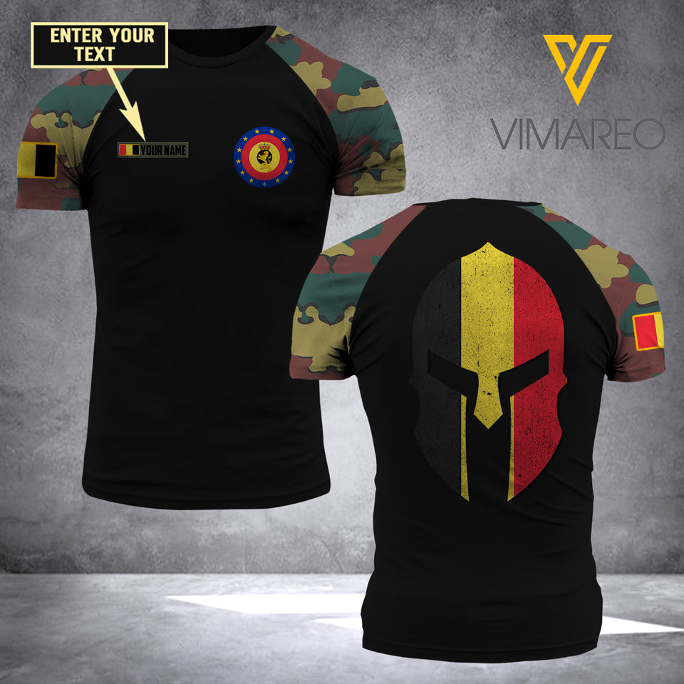 Customized BELGIAN Army 3D Printed Shirt/Hoodie 0704NGBA