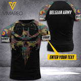 Customized Belgian Soldier 3D Printed Combat Shirt EZA170621