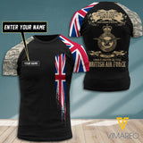 Customized British Air Force Soldier 3D Printed Shirt EZA0407