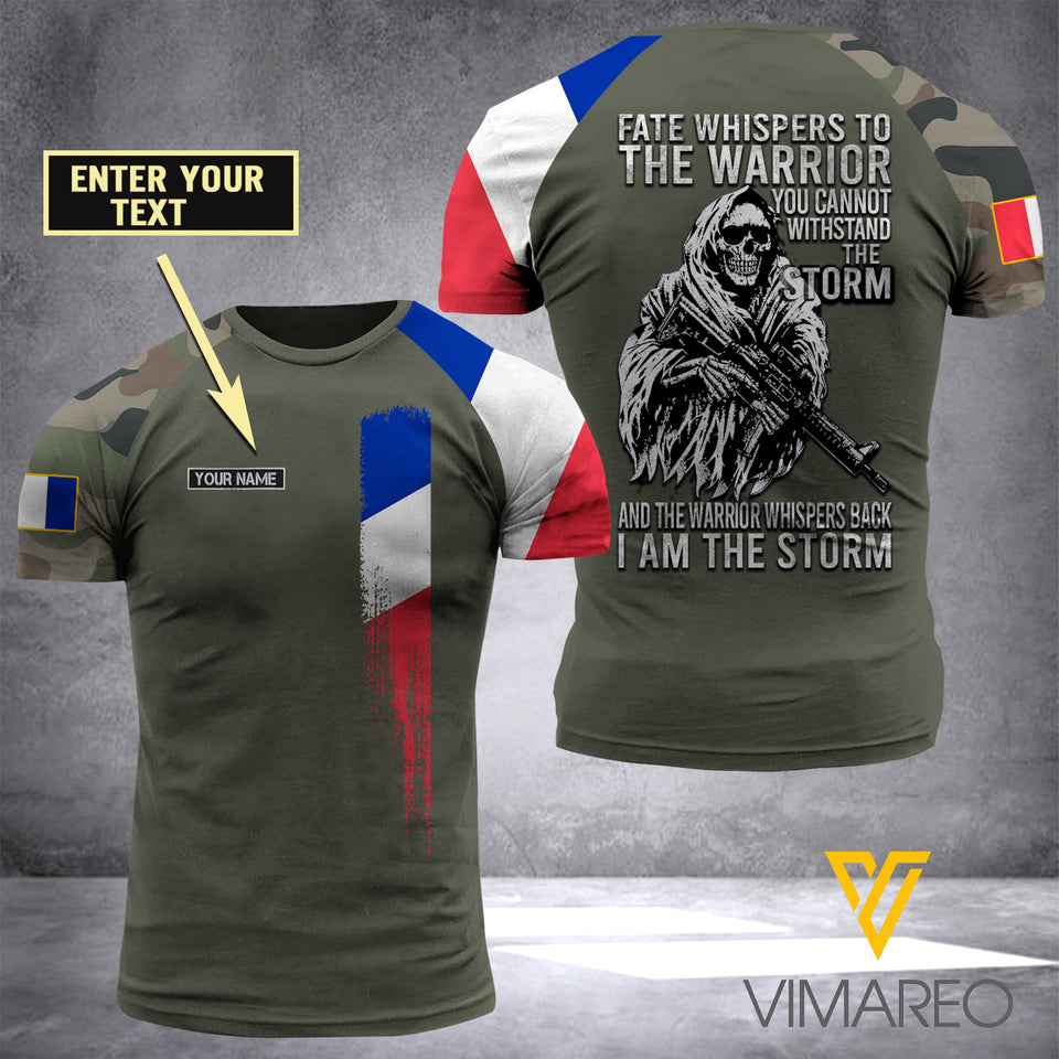 Customized French Air Force 3D Printed Combat Shirt EZA280421