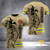 GERMAN FIREFIGHTER T SHIRT 3D PRINTED TMTL