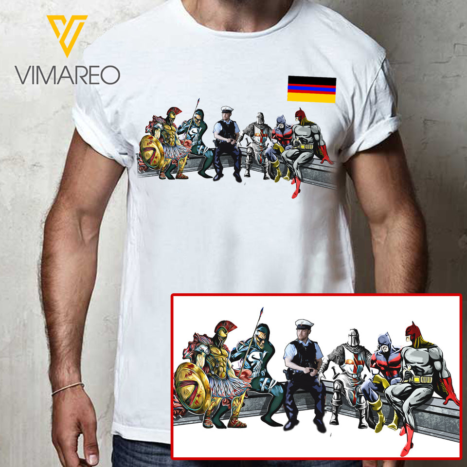GERMAN POLICE TSHIRT PRINTED JUL-MA12