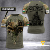 Customized Hungarian Soldier 3D Printed Combat Shirt EZA140621