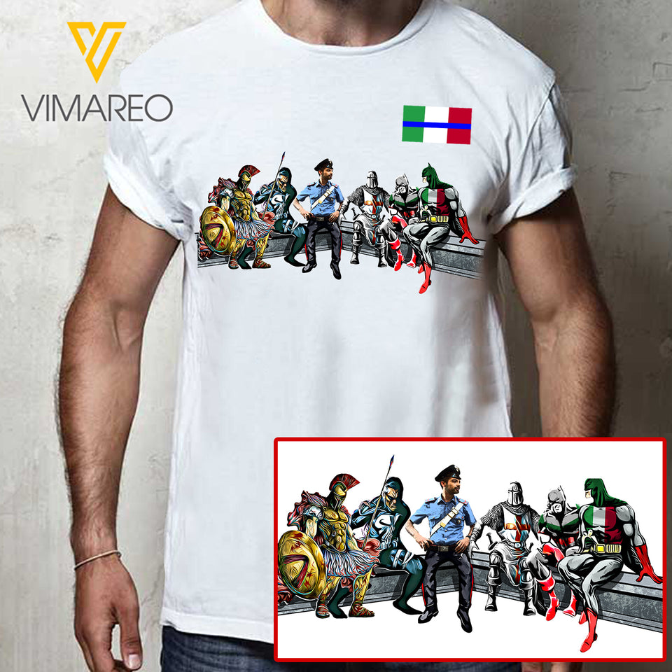 ITALIAN POLICE TSHIRT PRINTED JUL-MA12