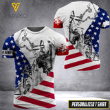 LINEMAN patriot CUSTOMIZE T SHIRT 3D PRINTED