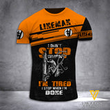 LINEMAN T SHIRT 3D PRINTED TMTL NEW