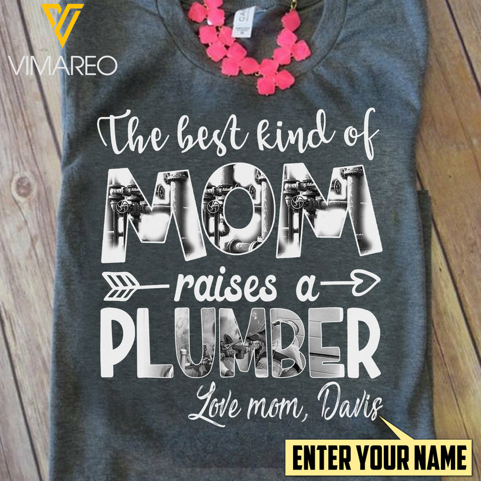 PERSONALIZED HAPPY MOTHER'S DAY - PLUMBER TSHIRT 3D PRINTED APR-MA09