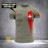 Customized Swiss Combat 3D Printed  Shirt EZA3006