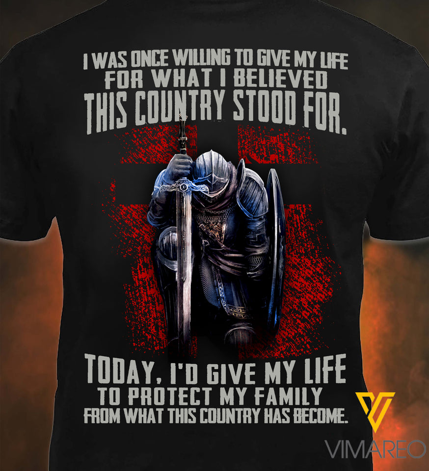 Knight T SHIRT 3D ALL PRINTED 1006A