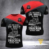 TRUCKER T SHIRT 3D PRINTED TMTL ART