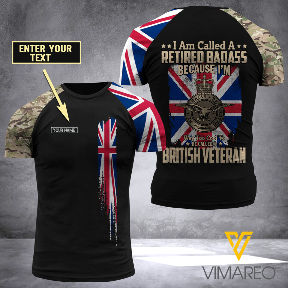 Customized British Soldier 3D Printed Combat Shirt EZA1307