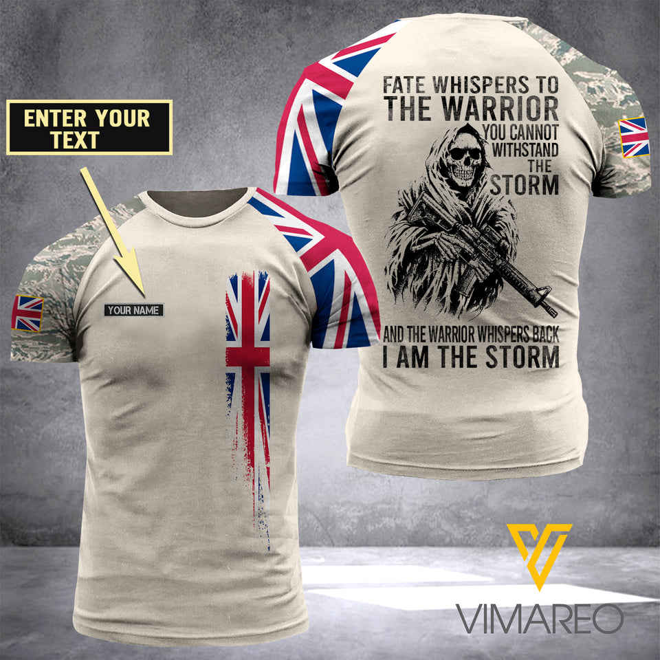 Customized British Air Force Storm 3D Printed Combat Shirt EZA1504