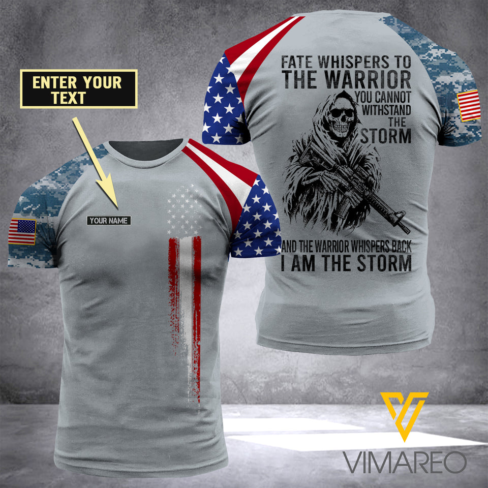 Customized US Navy Storm 3D Printed Combat Shirt EZA1504