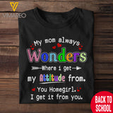 My attitude-Back to school 3d printed Kid's Tshirt