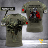Customized Albania Soldier Hunt The Evil 3D Printed Shirt EZA310521