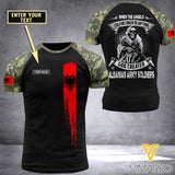 Customized Albania Soldier 3D Printed Combat Shirt EZA150621