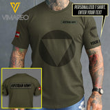 austria  army CUSTOMIZE T SHIRT 3D PRINTED 782