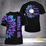BIGGEST BASEBALL FAN SUNFLOWER TIE DYE T SHIRT 3D PRINTED