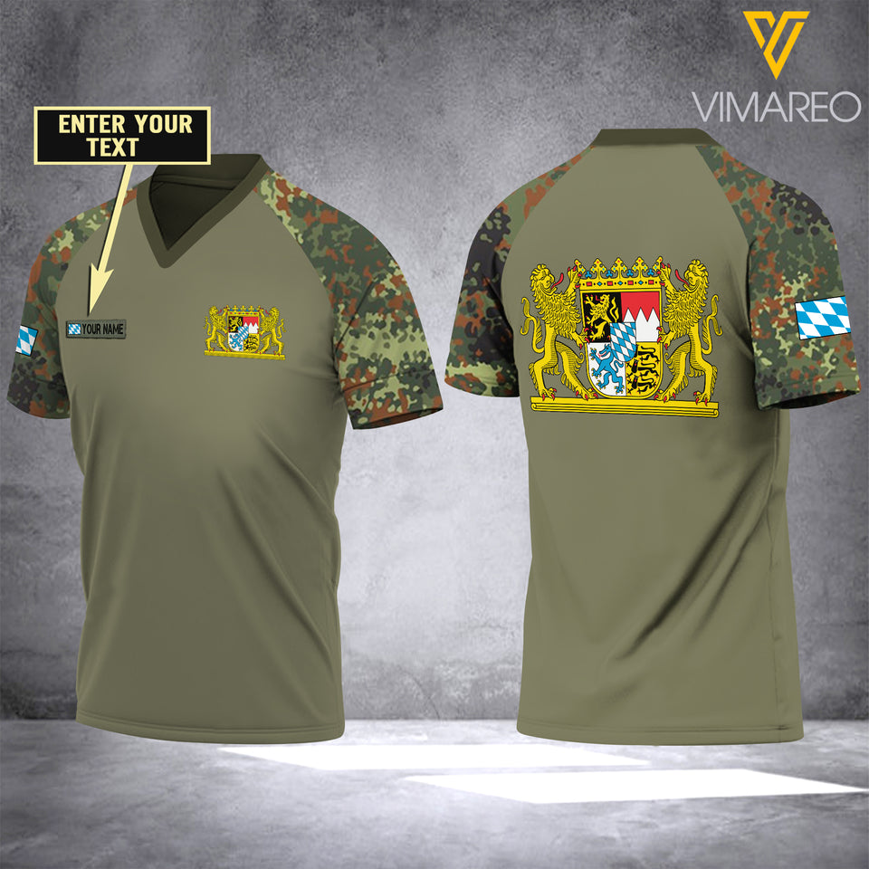 bavaria V NECK CUSTOMIZE T SHIRT 3D PRINTED TMT