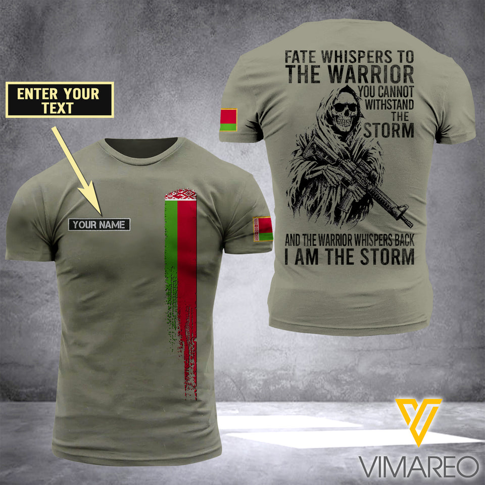 Customized Belarus Soldier 3D Printed Storm Shirt EZA134