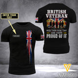 Customized British Soldier 3D Printed Combat Shirt EZA2806