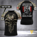 Customized Canadian Soldier 3D Printed Combat Shirt EZA0406