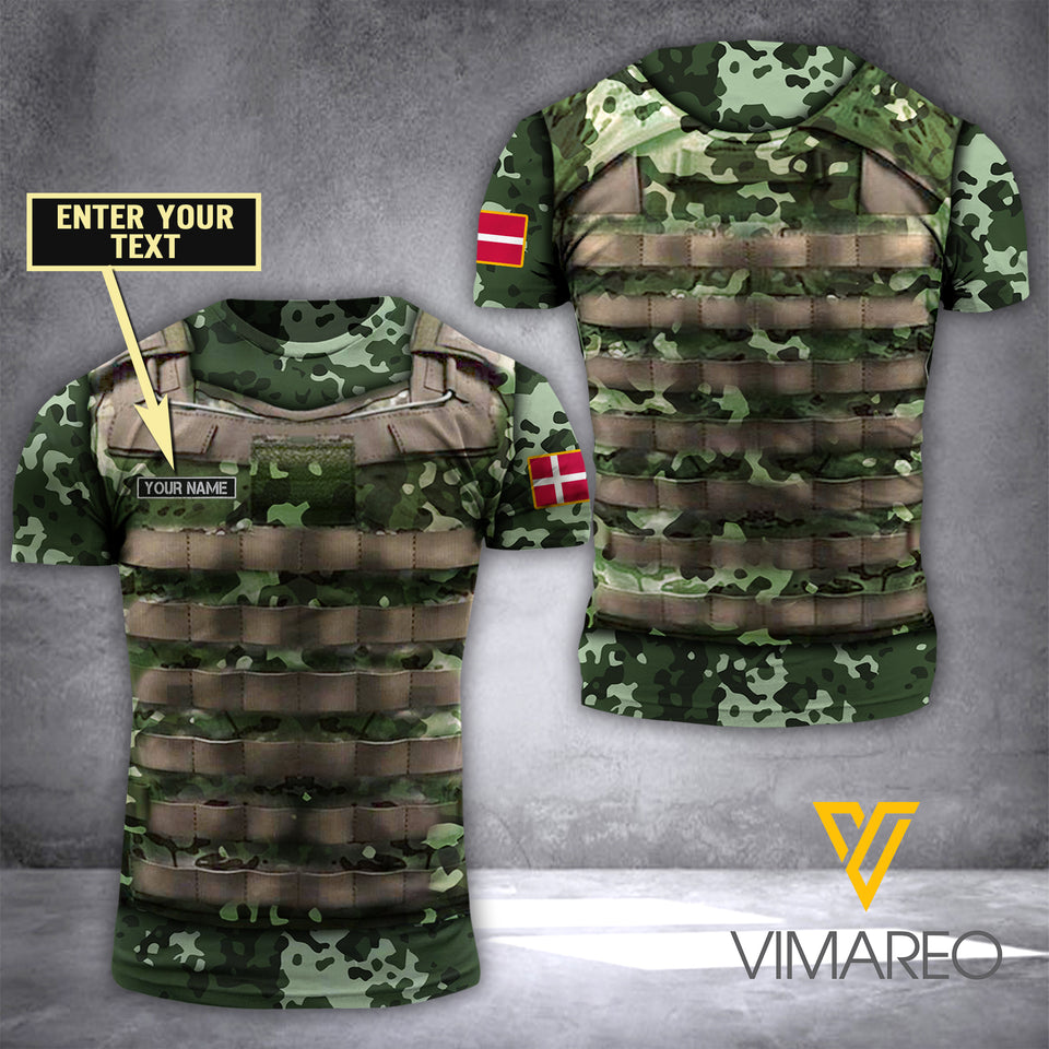 denmark ARMOR CAMO CUSTOMIZE T SHIRT 3D PRINTED TMTL