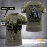 Customized Findland Soldier Hunt The Evil 3D Printed Shirt EZA310521