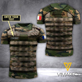 french ARMOR CAMO CUSTOMIZE T SHIRT 3D PRINTED TMTL