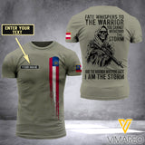 Customized Georgia Soldier 3D Printed Storm Shirt EZA134