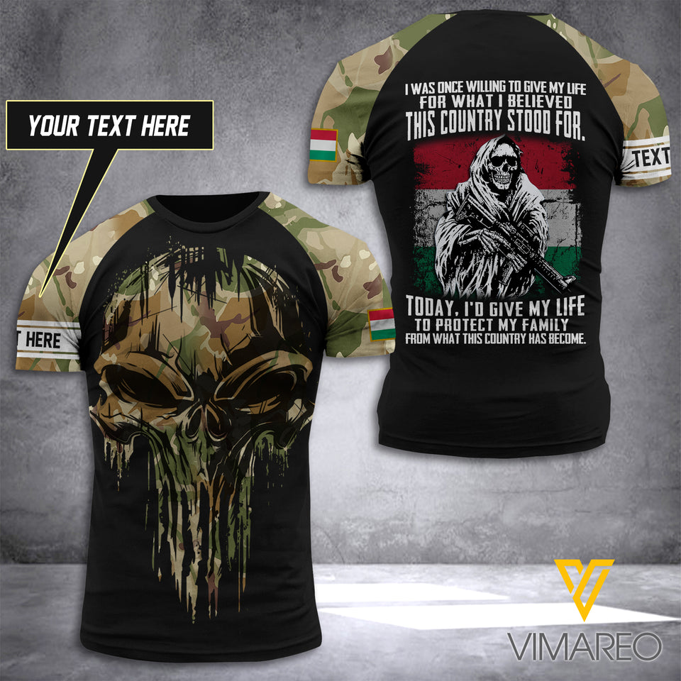 Customized Hungarian warrior 3D Printed Combat Shirt EZA090621