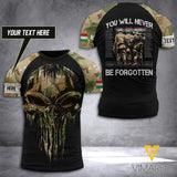 Customized Hungarian Soldier 3D Printed Combat Shirt EZA070621