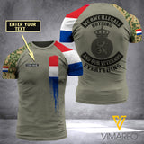 Customized Netherlands Soldier 3D Printed Combat Shirt EZA1207