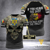 PHN PERSONALIZED Romanian ARMY TSHIRT 3D PRINTED APR-MA10