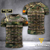 spain ARMOR CAMO CUSTOMIZE T SHIRT 3D PRINTED TMTL