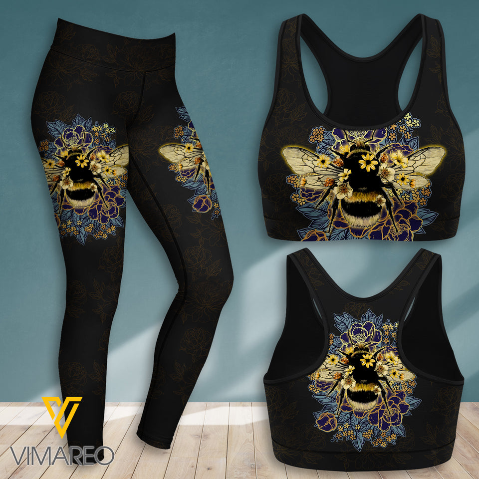 BEE FLOWER SPORT BRA/LEGGING