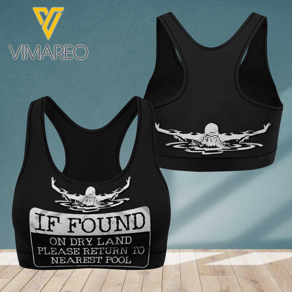 SWIMMING GIRL SPORT BRA/LEGGING