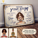 PERSONALIZED YOGA ROOM CANVAS TNTQ2308