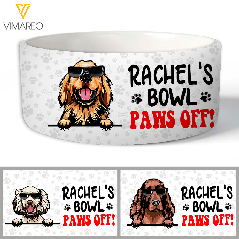CUSTOMIZED DOG BOWL TNTQ0507