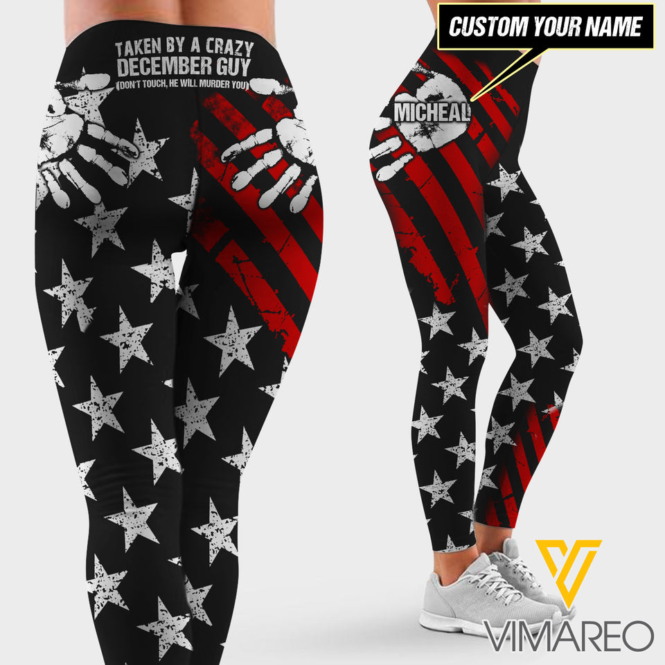 PERSONALIZED TAKE BY A DECEMBER GUY US LEGGING TNDT2109